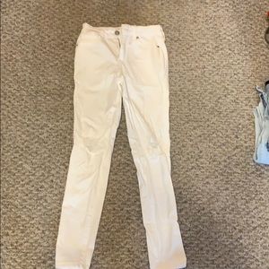 White Aeropostale high waisted ankle jeggings